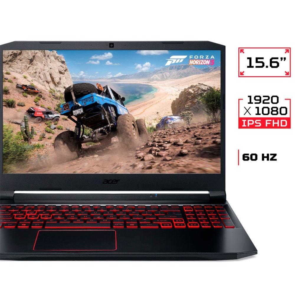 Notebook Gamer Acer Nitro 5 Intel Core i7-10750H, GeForce GTX 1650, 8GB RAM, SSD 512GB, 15.6' Full HD IPS 144Hz, Win11 - AN515-55-79X0 - Imagem 5
