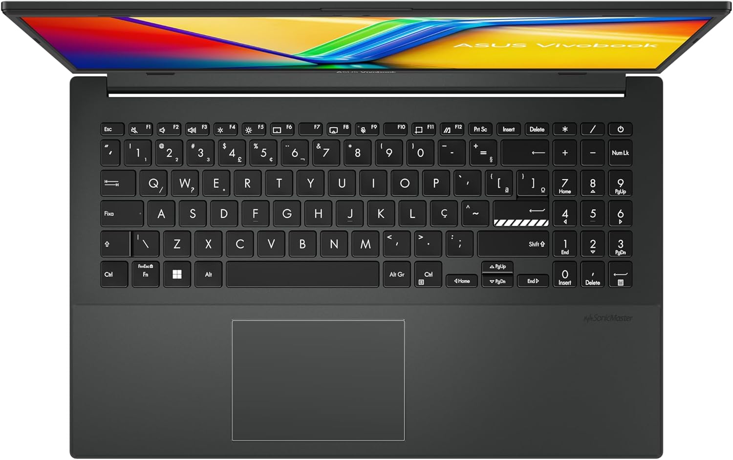 Notebook ASUS VivoBook Go 15, AMD RYZEN 5 7520U, 8GB, 256GB SSD, KeepOS, Tela 15,6" FHD, Mixed Black - E1504FA-NJ731 - Imagem 6