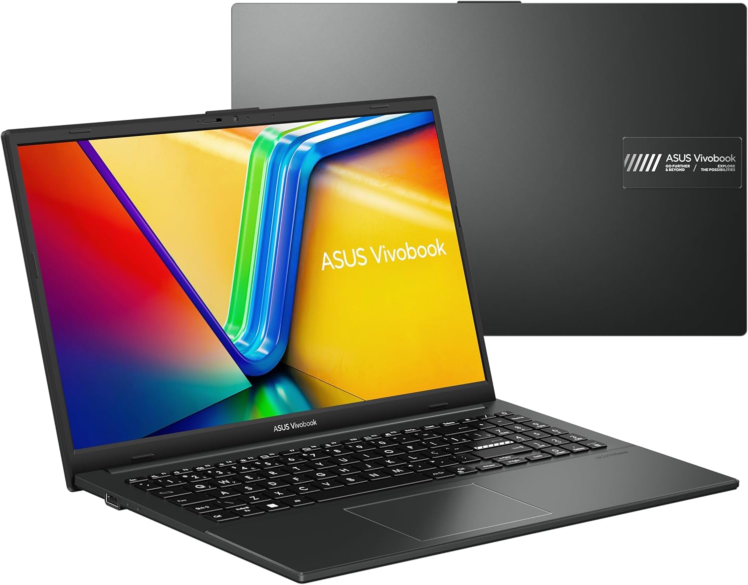 Notebook ASUS VivoBook Go 15, AMD RYZEN 5 7520U, 8GB, 256GB SSD, KeepOS, Tela 15,6" FHD, Mixed Black - E1504FA-NJ731 - Imagem 5