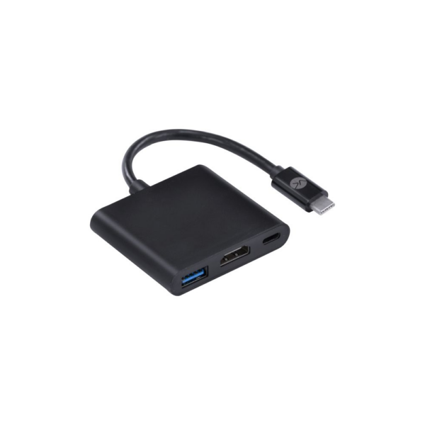 Alternative view of Adaptador Hub Usb Tipo C P/ Hdmi/Usb 3.0/Tipo C - 20 Cm - Hchuc-20