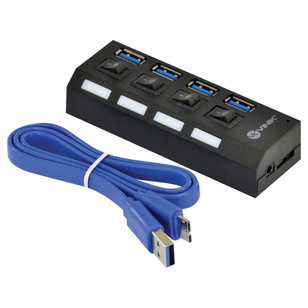 Hub Usb 3.0 4 Portas Interruptor Huv-50 - Imagem 3