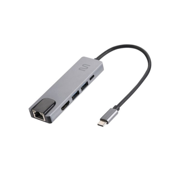 Hub Usb Tipo-C 5 Em 1 - Ac447