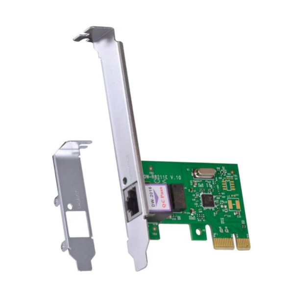 Alternative view of Placa De Rede 10/100/1000 Pci-E Prv1000E Com Suporte Low Profile