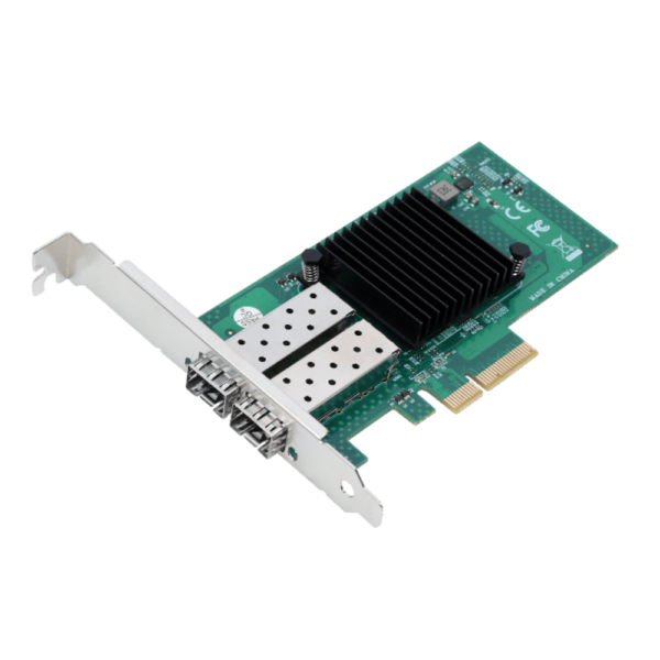 Placa De Rede 10G Dual Port Sfp Pci-E X4 Pcyes Sfp10G2P