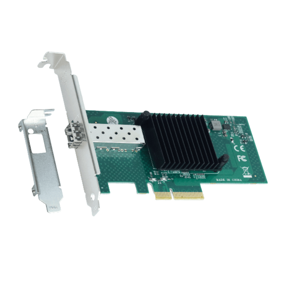 Placa De Rede 10G Single Port Sfp Pci-E X4 Pcyes Sfp10G1P
