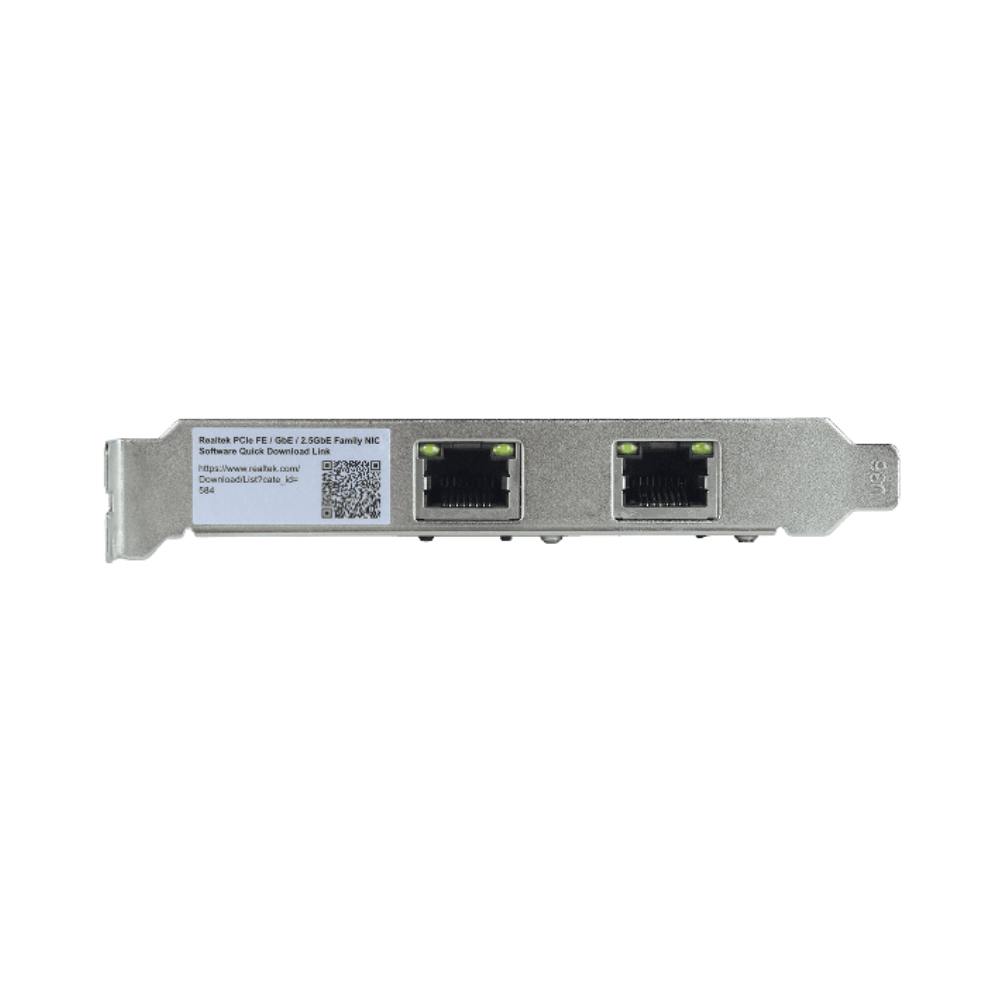 Placa De Rede 2.5G Dual Port Rj45 Pci-E X1 Pcyes Lc2500-2P - Imagem 3
