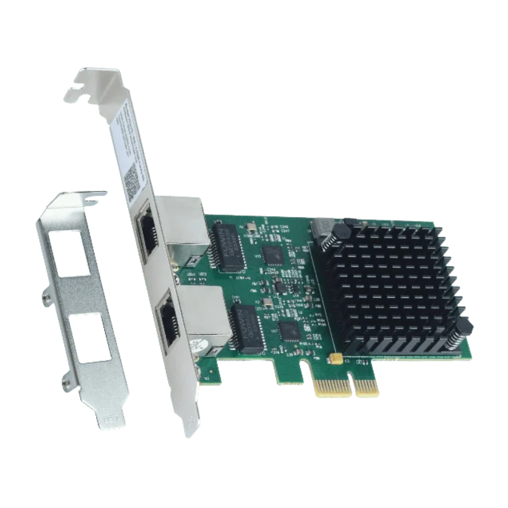 Placa De Rede 2.5G Dual Port Rj45 Pci-E X1 Pcyes Lc2500-2P