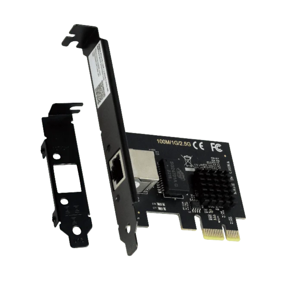 Placa De Rede 2.5G Rj45 Pci-E X1 Pcyes Lc2500-1P