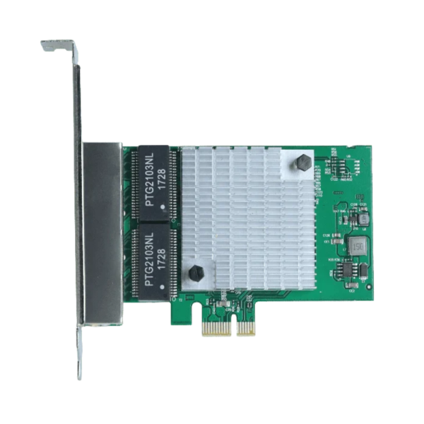 Alternative view of Placa De Rede 2.5G Quad Port Rj45 Pci-E X4 Pcyes Lc2500-It4P