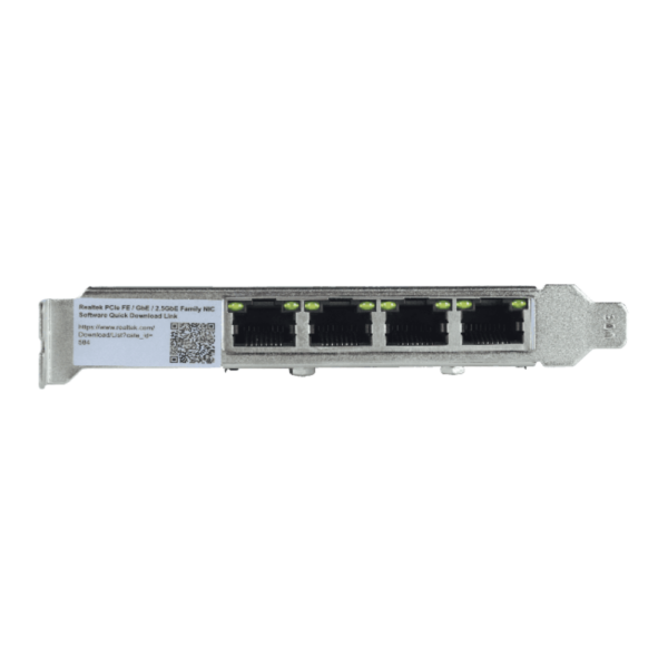 Alternative view of Placa De Rede Gigabit Quad Port Rj45 Chipset Intel Pci-E X1 Pcyes Lc1000-It4P