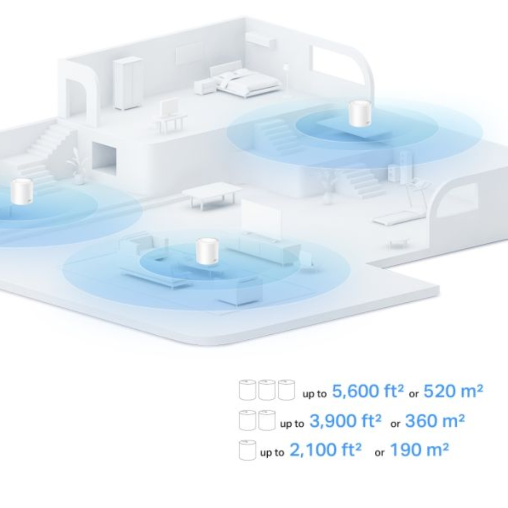 Roteador Wireless Ax1500 Mesh Wifi 6 Deco X10 (2-Pack) - Imagem 3