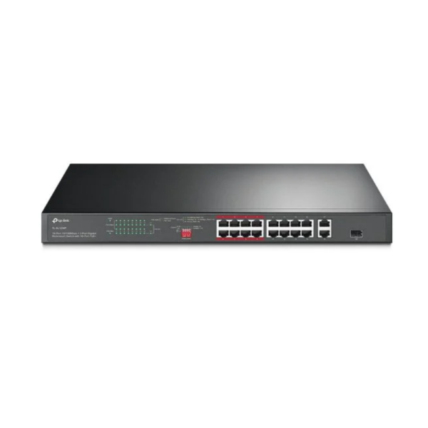 Switch 16P 10/100Mbps Poe+ E 2P Gigabit Tl-Sl1218P Smb