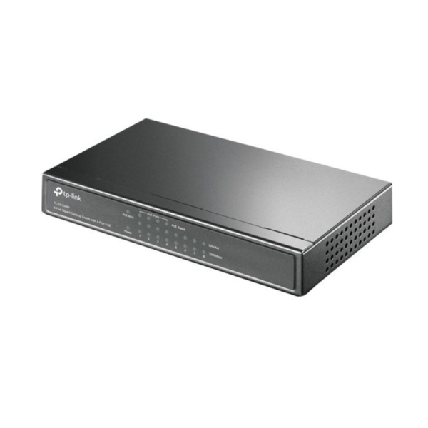 Alternative view of Switch Gigabit 8P C/ 4P Poe+ Tl-Sg1008P Smb