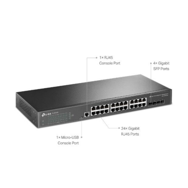 Switch Gerenciável 24P Gigabit Tl-Sg3428 Smb