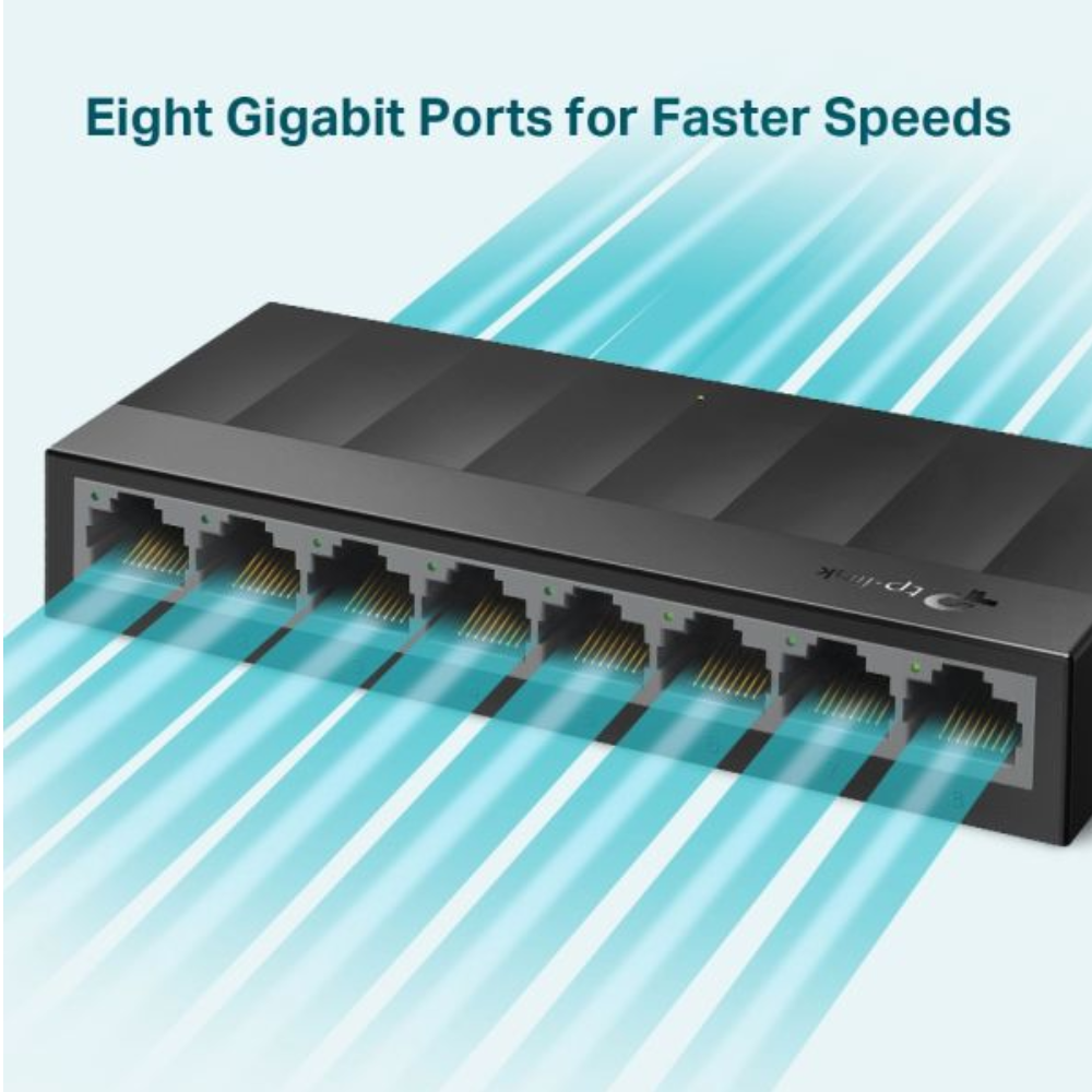Switch Gigabit 8 Portas 10/100/1000 Ls1008G Smb Nacional - Imagem 3