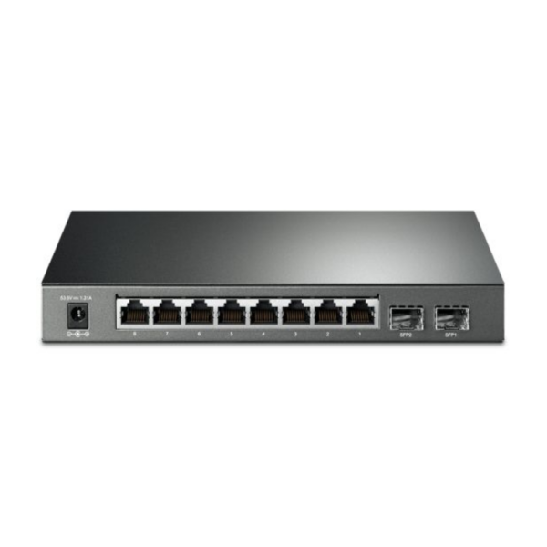 Alternative view of Switch Smart Poe Tp-Link Sg2210P Jetstream 10-Portas Gigabit Com 8-Portas Poe+