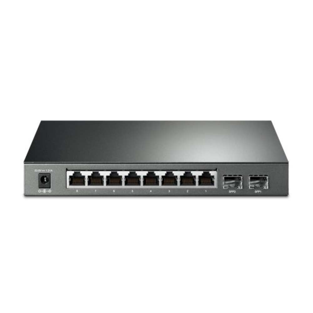 Switch Smart Poe Tp-Link Sg2210P Jetstream 10-Portas Gigabit Com 8-Portas Poe+ - Imagem 2
