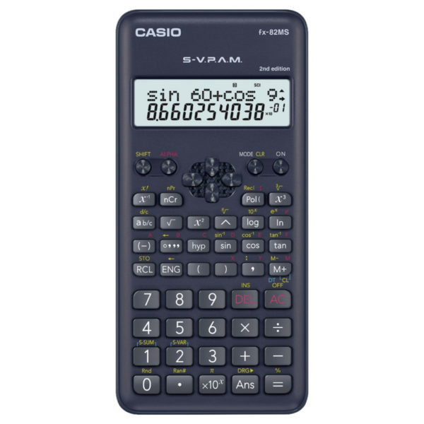 Calculadora Cientifica 12 Dígitos Preta - Fx-82Ms-2-W4-Dh
