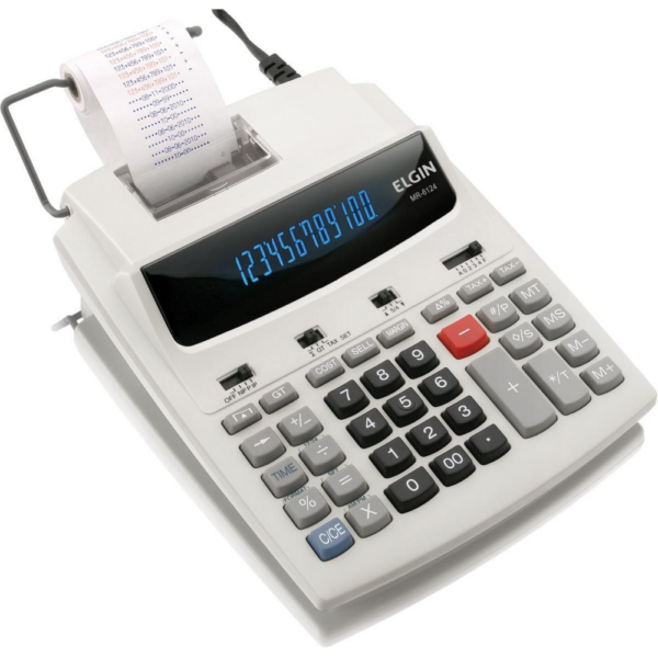 Calculadora Com Bobina 12 Dígitos Mr-6124