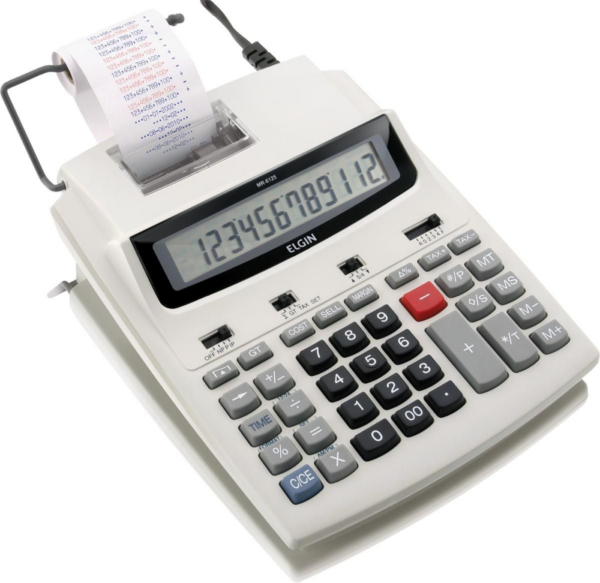 Calculadora Com Bobina 12 Dígitos Mr-6125