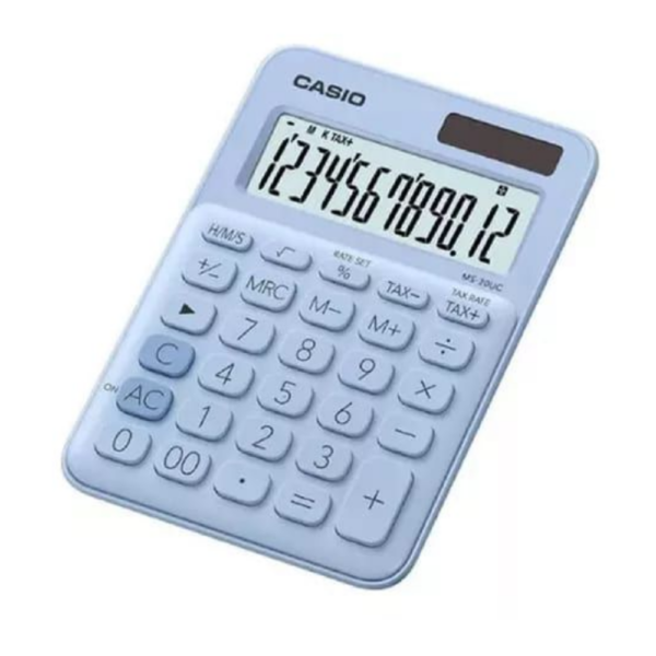 Calculadora De Mesa 12 Dígitos Azul - Ms-20Uc-Lb-W-Dc