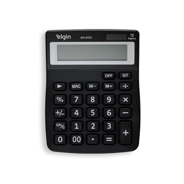 Alternative view of Calculadora De Mesa 12 Dígitos Mv-4124 Preta
