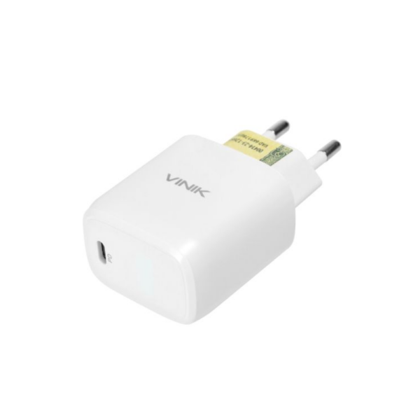 Carregador De Parede 20W Com 1 Saída Tipo C 12V - Branco
