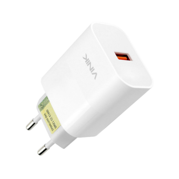 Carregador De Parede 20W Com 1 Saída Usb 12V Quick Charge