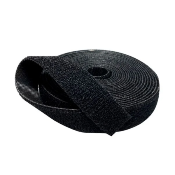 Fita Velcro Organizador Dupla Face Preto 3 Metros Aptc-Bkb0502-Bk