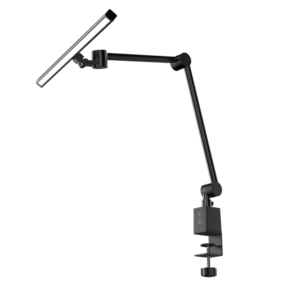 Luminária Barra De Led Pcyes Touch 48Cm 3 Temperaturas Suporte De Mesa 5 Articulações | Sb48Clp - Imagem 2