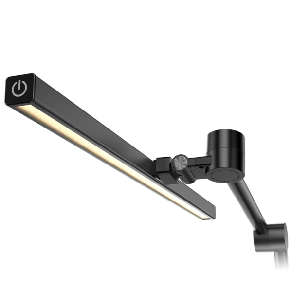 Luminária Barra De Led Pcyes Touch 48Cm 3 Temperaturas Suporte De Mesa 5 Articulações | Sb48Clp
