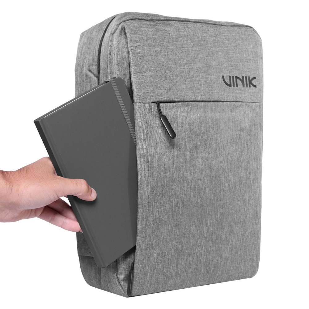 Mochila Para Notebook Vinik Slim Cinza | Vkbag011 - Imagem 5