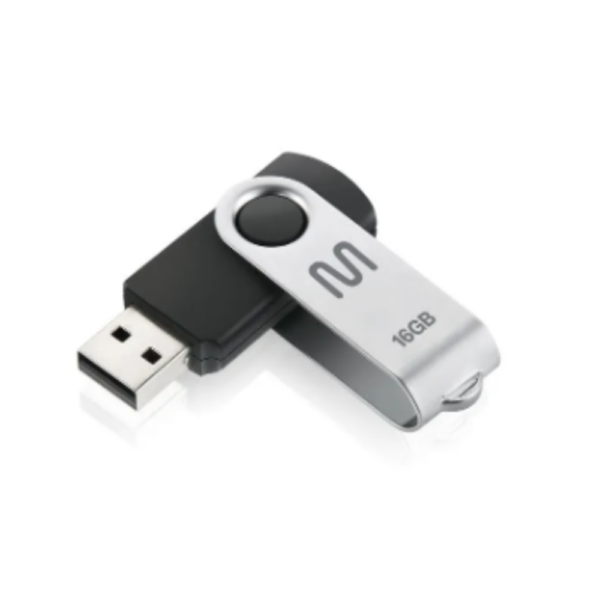 Pen Drive 16Gb Twist2 Preto/Prata Pd588