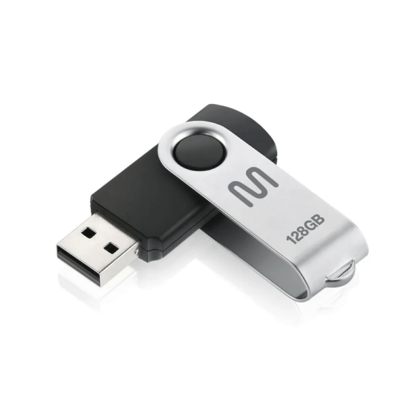Pen drive Twist Preto 128Gb - Pd591