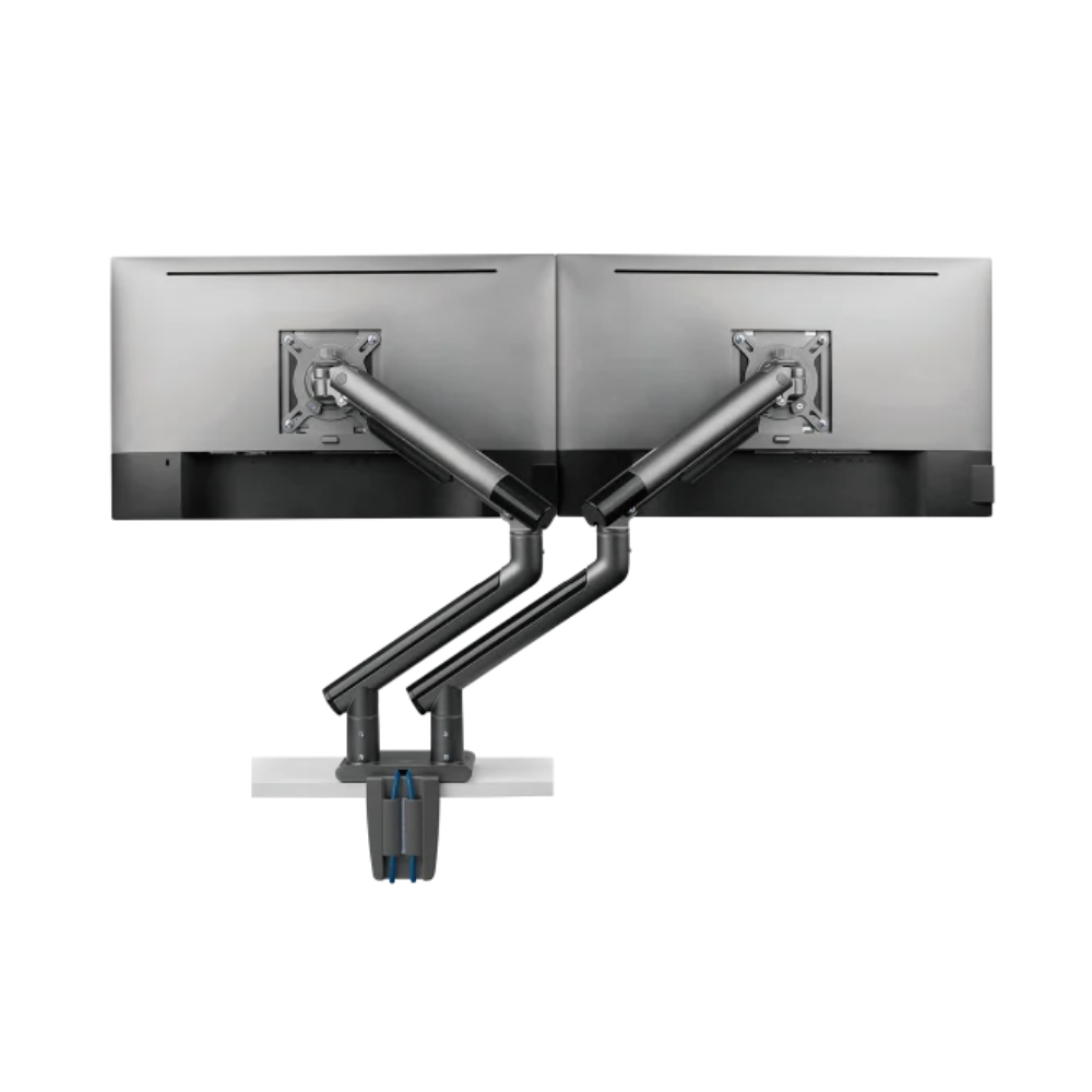 Suporte Articulado C/ Mola Para 2 Monitores- 17-32" C/ 2X Usb 3.0 - Cinza - Sm-015Gd - Imagem 6