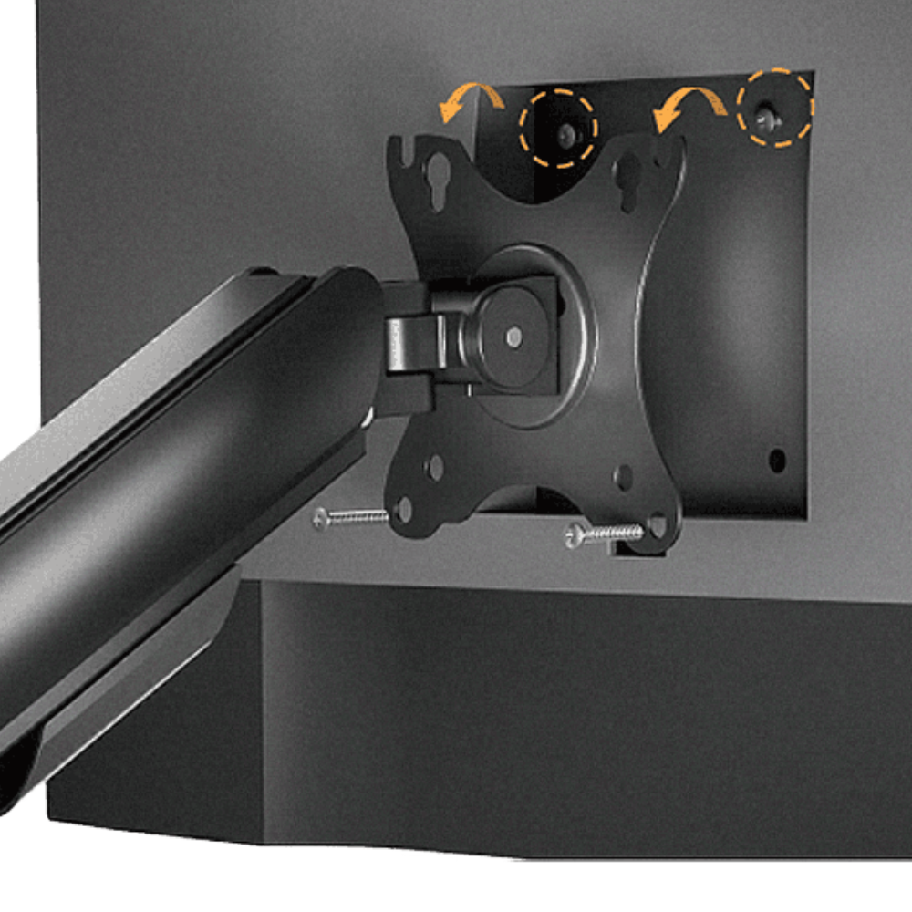 Suporte Articulado Para 2 Monitores De 17-32" Assistido Por Mola - Sm-012Gd - Imagem 3