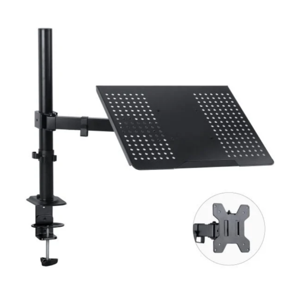 Suporte Articulado Para Notebook De Até 15.6" E Adaptador Para Monitor De 13 A 32" - Smn600