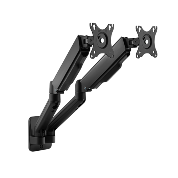 Alternative view of Suporte De Parede Articulado C/ Mola Mecânica Para 2 Monitores De 17 A 32" - Plmsm05A