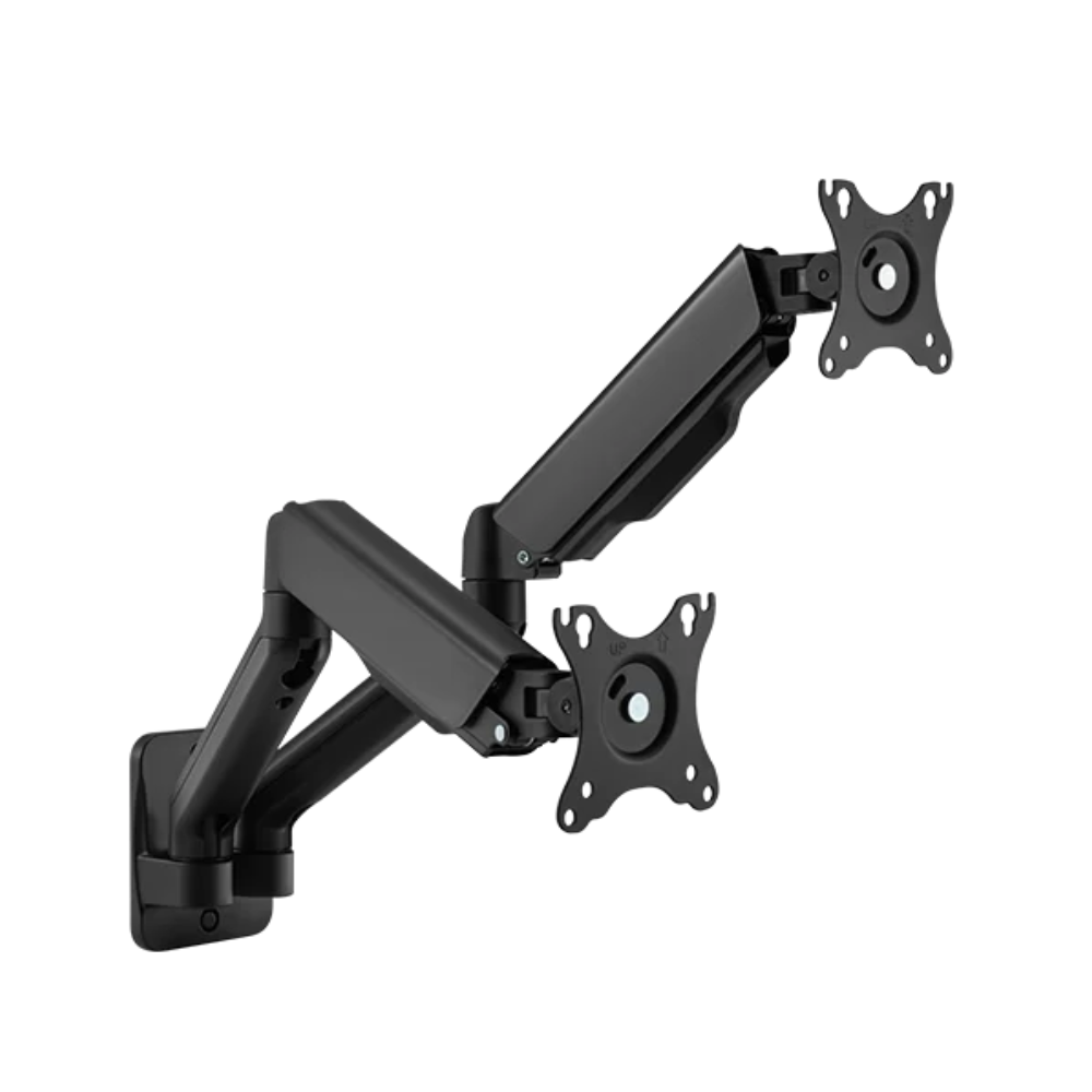 Suporte De Parede Articulado C/ Mola Mecânica Para 2 Monitores De 17 A 32" - Plmsm05A