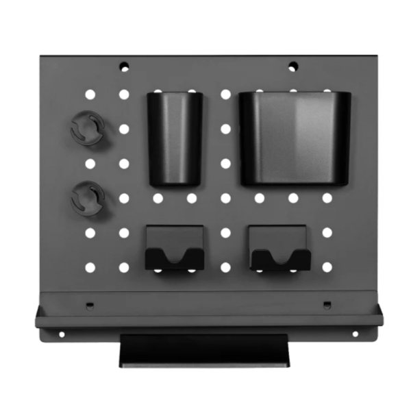 Alternative view of Suporte Headset/Organizador De Mesa Custodiável Pegboard Preto - So-Da06P