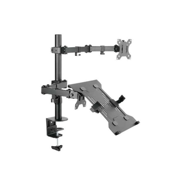 Suporte Para Monitor E Notebook Com Articulação Dupla - Plmsmn1A