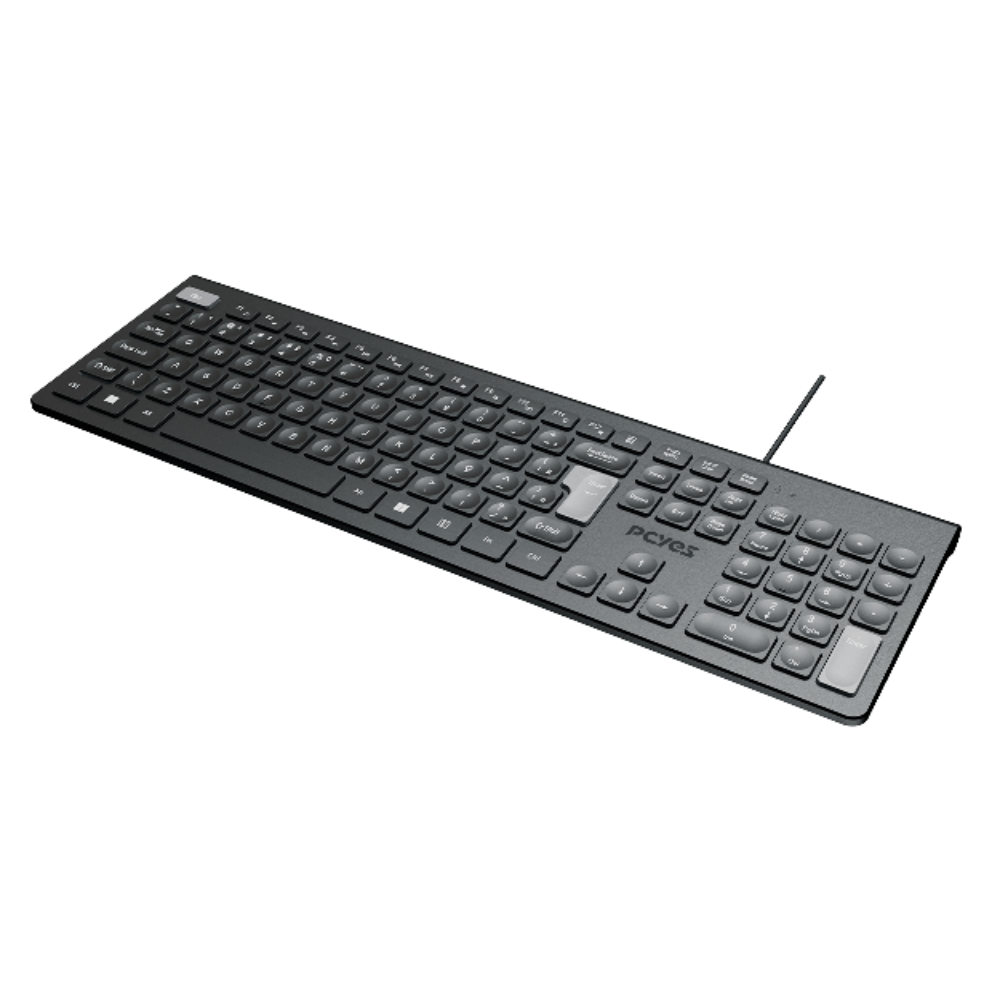 Combo Teclado E Mouse Usb Pcyes Soft Preto - Cmbsfbk - Imagem 2