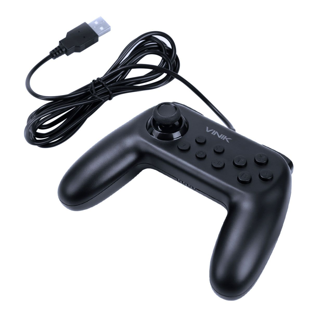 Controle Para Nintendo Switch Com Fio Usb Modelo Ns Preto - Imagem 6