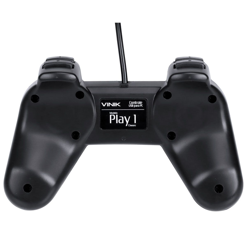 Controle Pc Usb Ps1/Playstation 1 Preto - Retrô - Vinik Play 1 Preto - Imagem 5