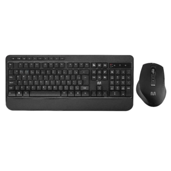 Kit Teclado E Mouse Sem Fio Cs1200 Multimídia Conexão Bt+Usb 3200Dpi - Tc301