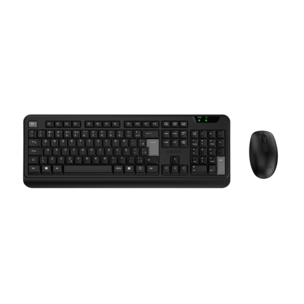 Kit Teclado E Mouse Wireless Pcyes Comfort - Pccmfw