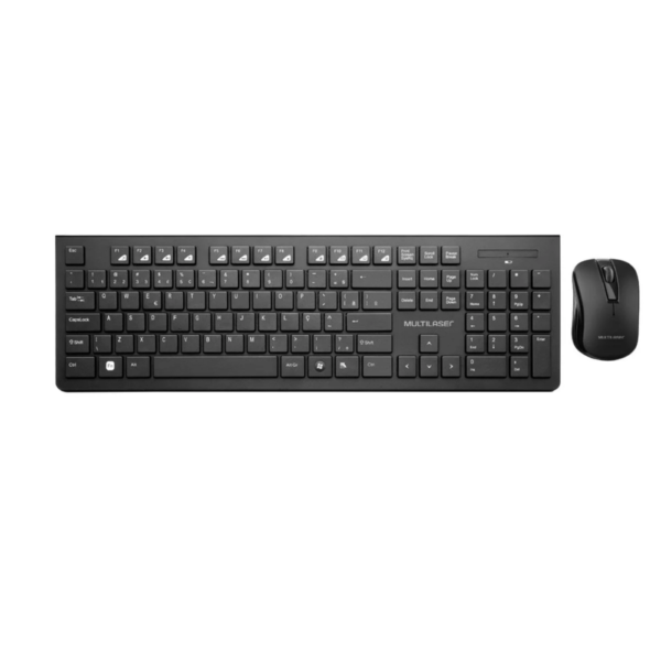Kit Teclado E Mouse Sem Fio Multimídia - Tc212