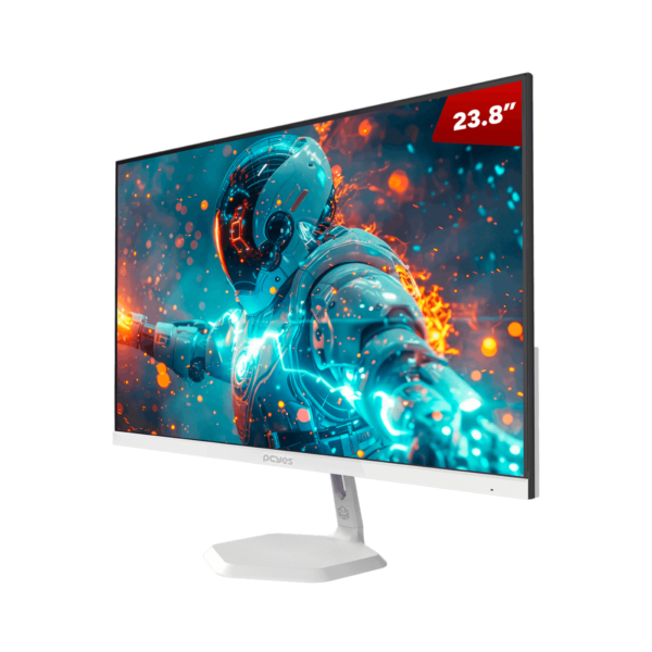 Monitor Gamer Pcyes O-Creed O23F 23.8" Flat Fhd Ips 180Hz 1Ms Hdmi/Dp Freesync White Ghost Pmgo23F180Wg