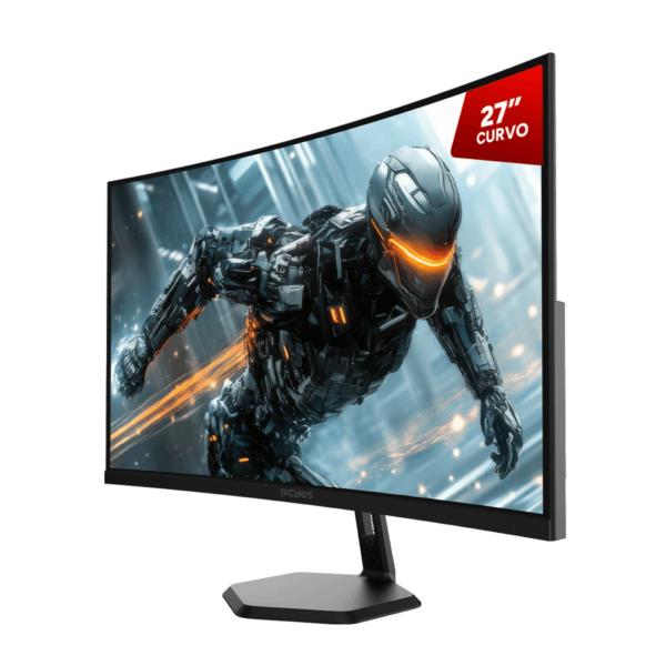 Monitor Gamer Pcyes O-Creed O27C 27" Curvo Fhd Va 180Hz 1Ms Hdmi/Dp Freesync Black Vulcan Pmgo27C180Bv