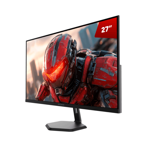 Monitor Gamer Pcyes O-Creed O27Fq 27" Flat Qhd Ips 180Hz 1Ms Hdmi/Dp Freesync Black Vulcan Pmgo27Fq180Bv